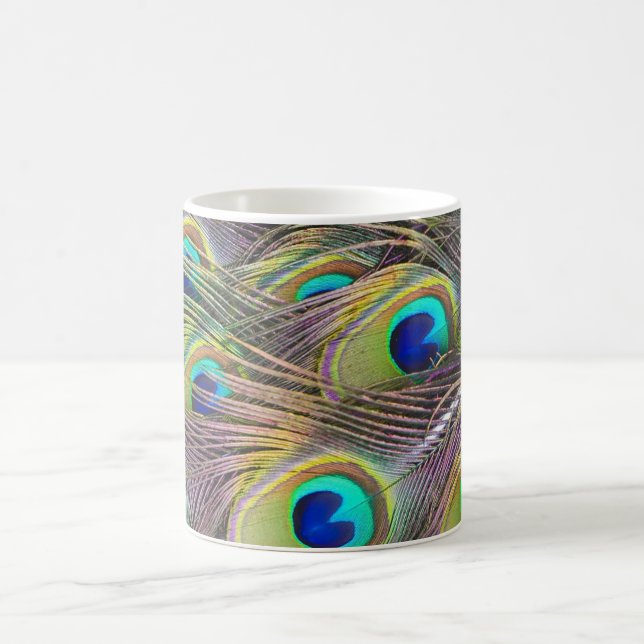 Peacock Feathers Kaffemugg (Center)