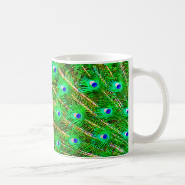 Peacock Feathers Kaffemugg (Höger)