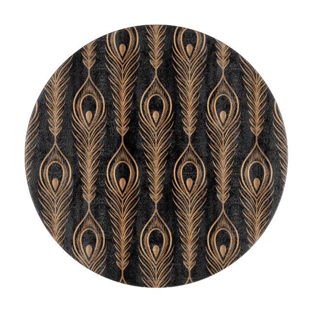 Peacock Feathers, Luxury Oriental Mönster. (Framsidan)