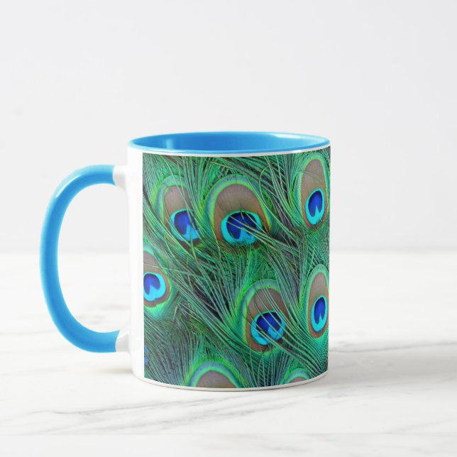 Peacock Feathers Mugg (Vänster)