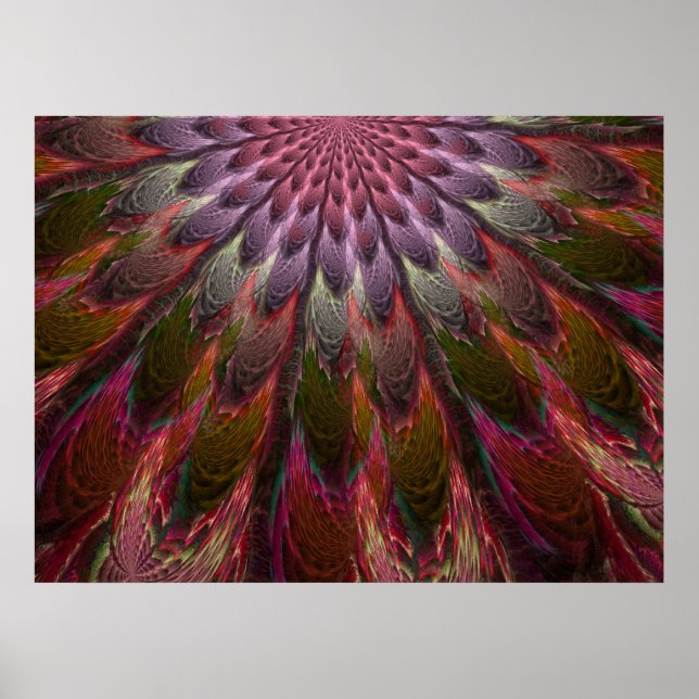 Peacock Feathers Poster (Framsidan)