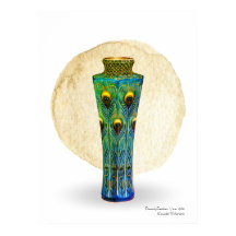 Peacock Feathers Print, Value Poster Pappert (proj