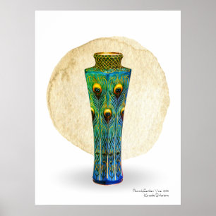 Peacock Feathers Print, Value Poster Pappert (proj