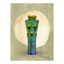 Peacock Feathers Print, Value Poster Pappert (proj