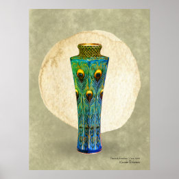 Peacock Feathers Print, Value Poster Pappert (proj