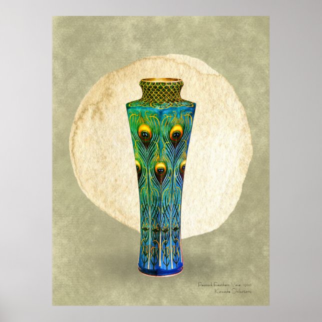 Peacock Feathers Print, Value Poster Pappert (proj (Framsidan)