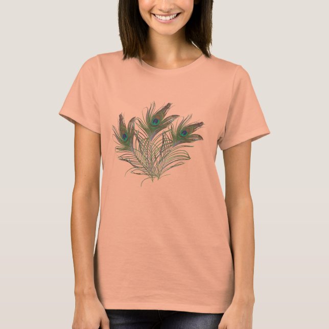 Peacock Feathers Shirt Tröja (Framsida)