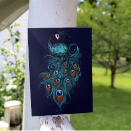 Peacock Feathers Teal Peacocks Kort