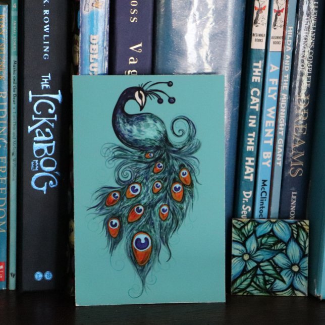 Peacock Feathers Teal Peacocks Poster (Skapare uppladdad)