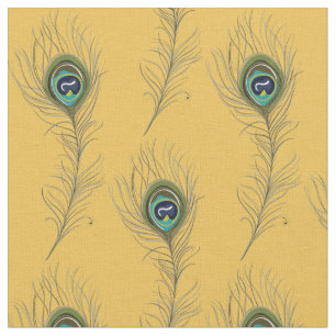 Peacock Feathers Tyg