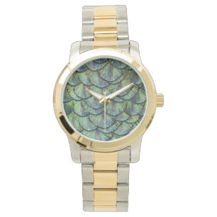Peacock Feathers Watch Armbandsur