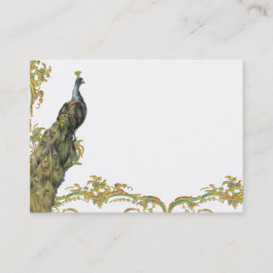 Peacock & Filigree Business/Profile Card Visitkort