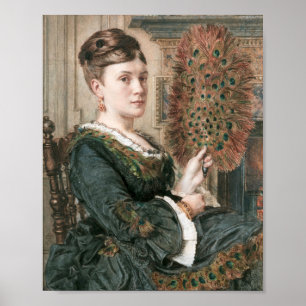 Peacock Fläkt   Edward John Poynter Poster
