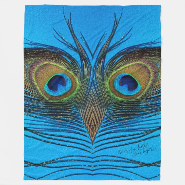 Peacock Fleecefilt (Framsidan)
