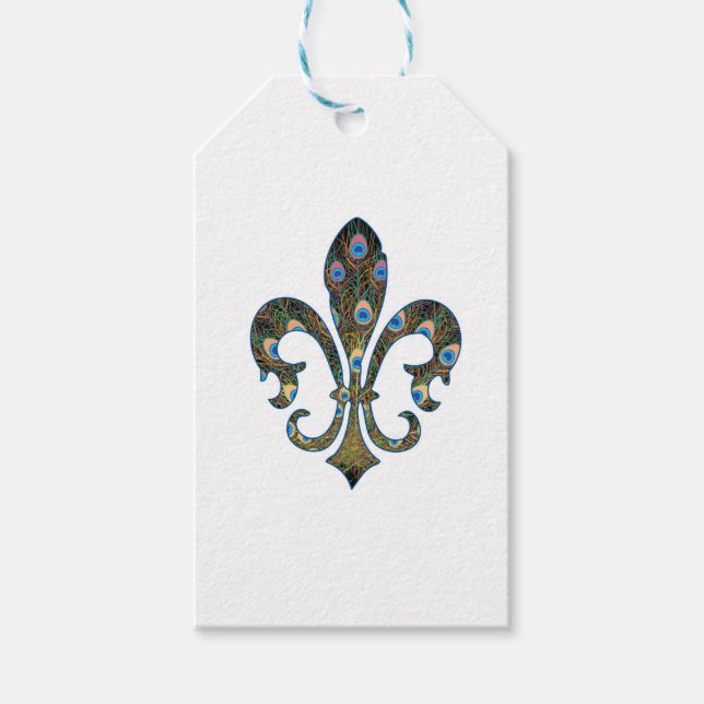 peacock fleur-02 presentetikett (Framsidan)