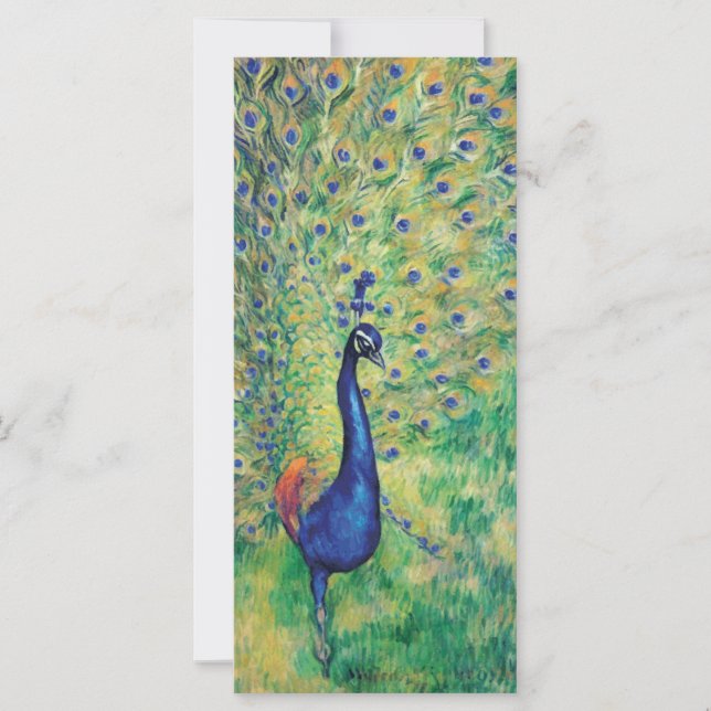 Peacock - Flyttkort (Framsida)
