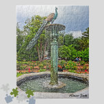 Peacock Fontän & Ro Garden in Winter Park FL FL Pussel<br><div class="desc">Det vackra pusslet i pusslet har det förbluffande färg och arkitektoniska detaljerna för Bronze Peacock Fontän och Ro Garden i Central Park i Winter Park i Florida. Fontän är en vacker hyllning till Elizabeth Buckley, en 13-åring som dog av en ohanterlig hjärntumör på Nyårsaftonen 2012. Peacock-projektet utformades av John Michael...</div>