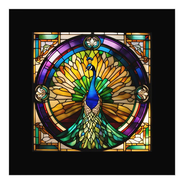 Peacock Fototryck (Framsidan)