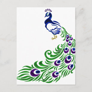 Peacock Gifts Vykort