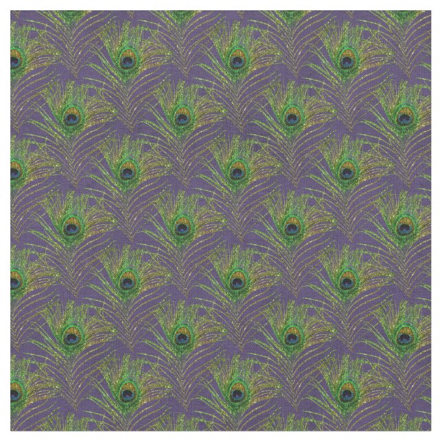 Peacock Gloria Tyg (Närbild)