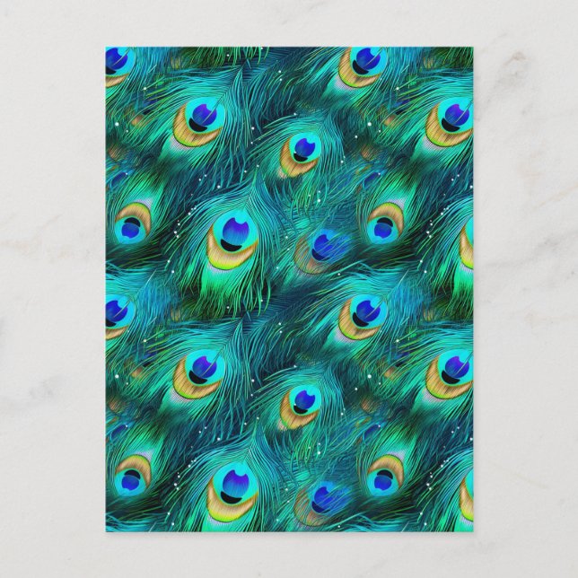Peacock Glory Vykort (Framsida)