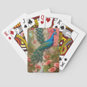 Peacock i Apricot Ro Garden Casinokort