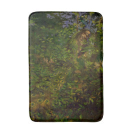 Peacock i Skogen (av Abbott Henderson Thayer) Badrumsmatta