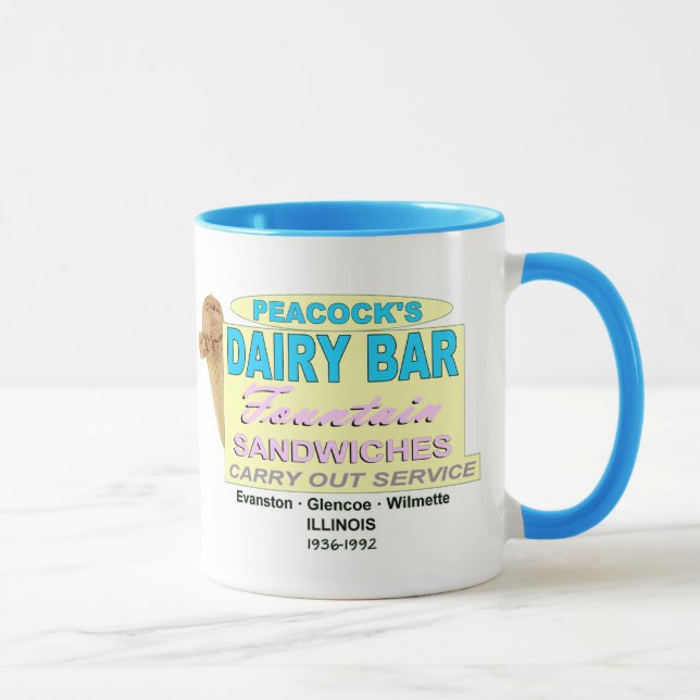 Peacock Ice Cream Company of Illinois Mugg (Höger)