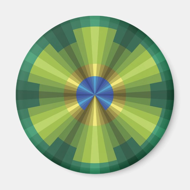 Peacock Illusion Magnet (Framsidan)