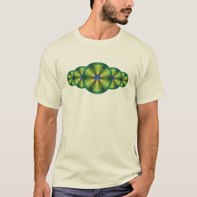 Peacock Illusion Manar Light Shirt T-shirt (Framsida)