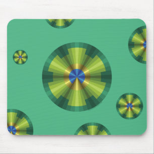 Peacock Illusion Mousepad Musmatta