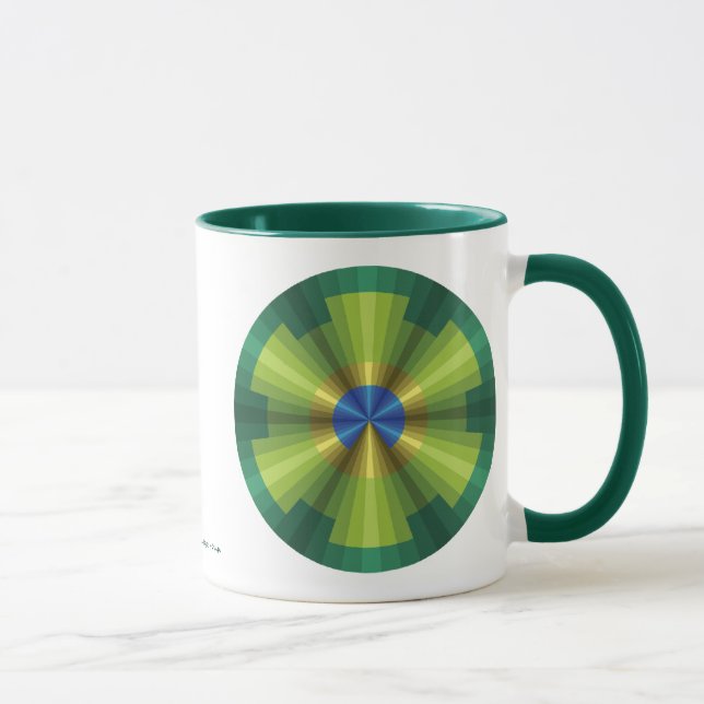 Peacock Illusion Mugg (Höger)