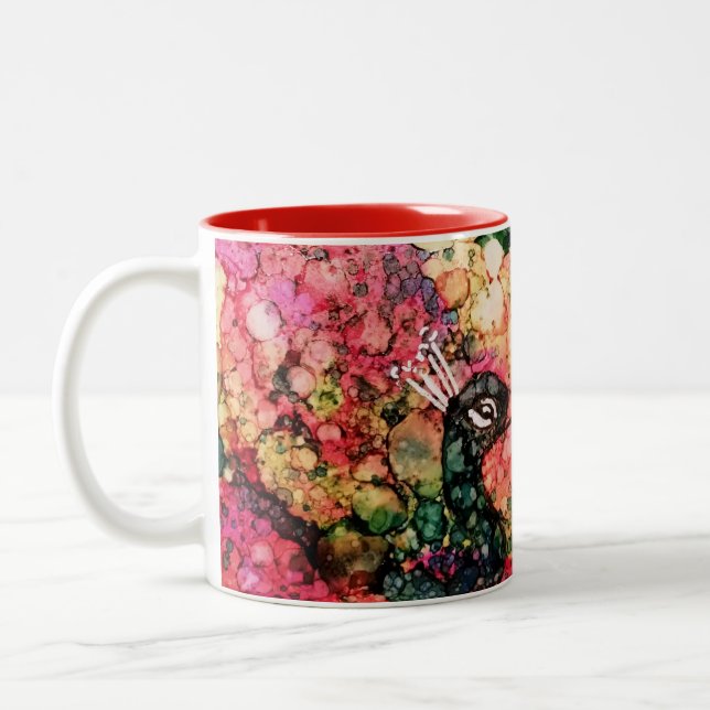 Peacock-kaffe Mugg (Vänster)