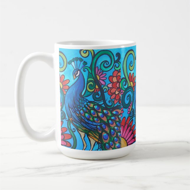 Peacock Kaffemugg (Vänster)