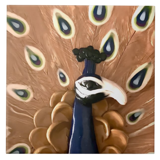 Peacock Kakelplatta (Framsidan)