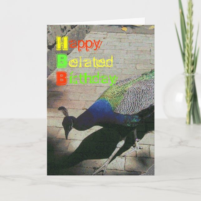 Peacock Kort (Framsida)