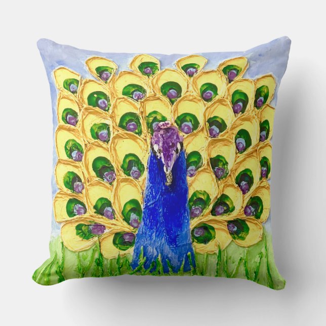 Peacock Kudde (Framsida)