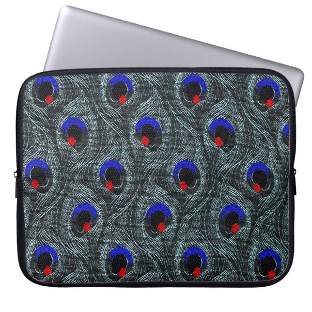 Peacock Laptop Fodral (Framsidan)