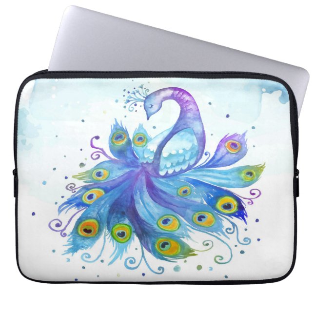Peacock Laptop sleeve (Framsidan)