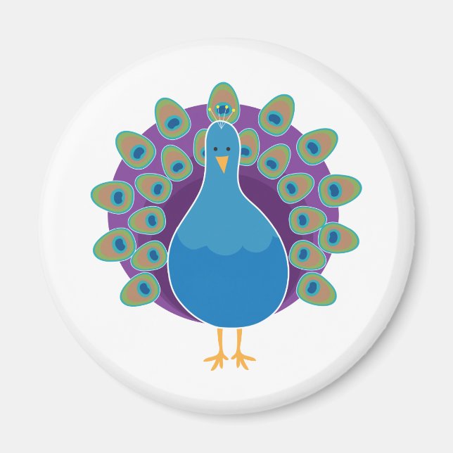Peacock Magnet (Framsidan)