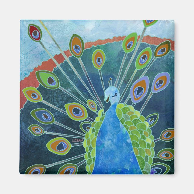 Peacock Magnet (Framsidan)