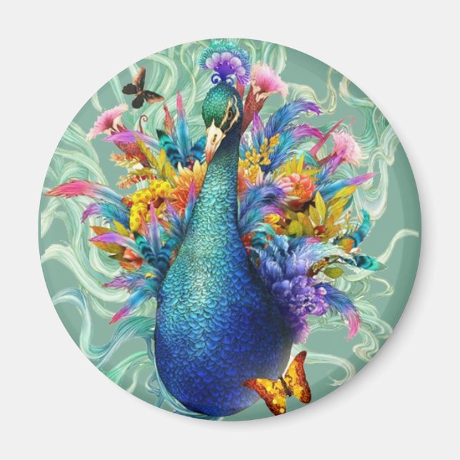 Peacock Magnet (Framsidan)