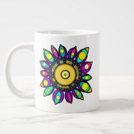 PEACOCK MANDALA JUMBO MUGG