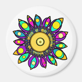 PEACOCK MANDALA MAGNET