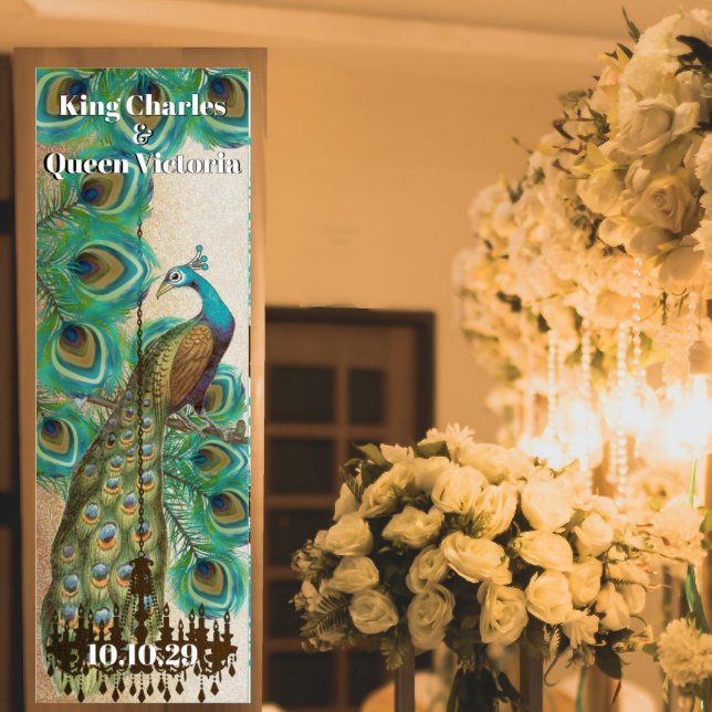 Peacock Medieval Renaissance Bröllop Poster (Skapare uppladdad)