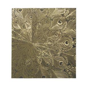 Peacock metall tray anteckningsblock