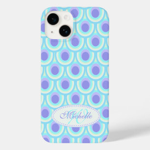 Peacock mönster lila blue namn