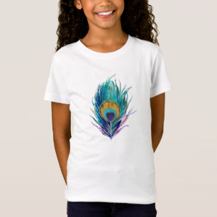 Peacock, mönster t-shirt