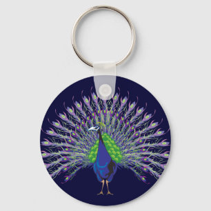 Peacock-nyckelkedja Nyckelring