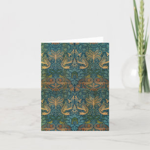 Peacock och Dragon, 1878 av William Morris Tack Kort